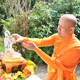 Meritorious activities in honor of Songkran Festival at Niendorf Center of Wat Buddha Hamburg in Germany