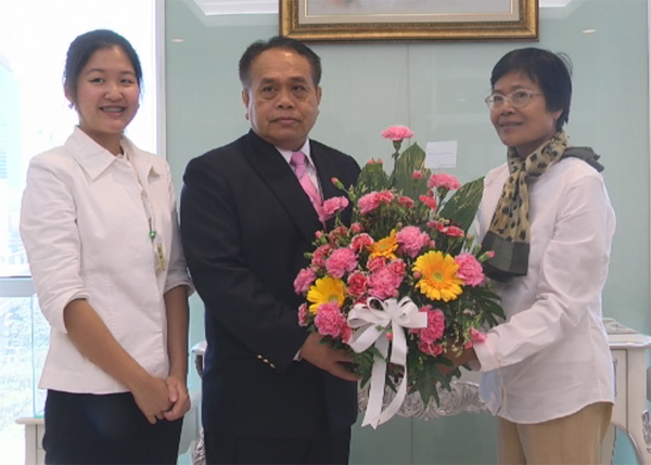 Dhammakaya Foundation congratulated Thai Free TV Channel 5 as the 56th Foundation Anniversary