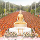 ประเพณีตักบาตรดอกไม้ พระ 3,000 รูป ประจำปี 2558 ณ วัดพระพุทธบาท สระบุรี